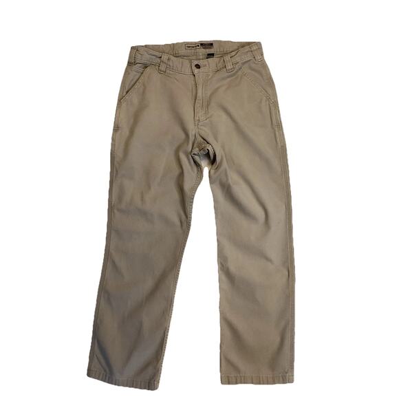 Carhartt Rugged Flex Relaxed Fit Canvas Work Pants Men's 32x30 Beige BN2291-M - Picture 16 of 16